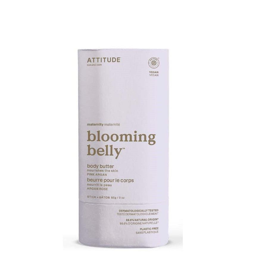 Attitude - Bloomig Belly - Body Butter Stcik - Pink Argan