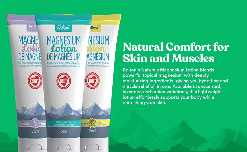 Lotion au magnésium