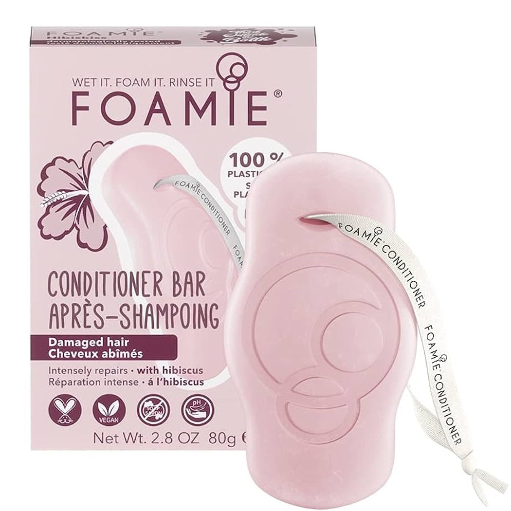 Foamie - Hibiscus Conditioner Bar for Damaged Hair_80g