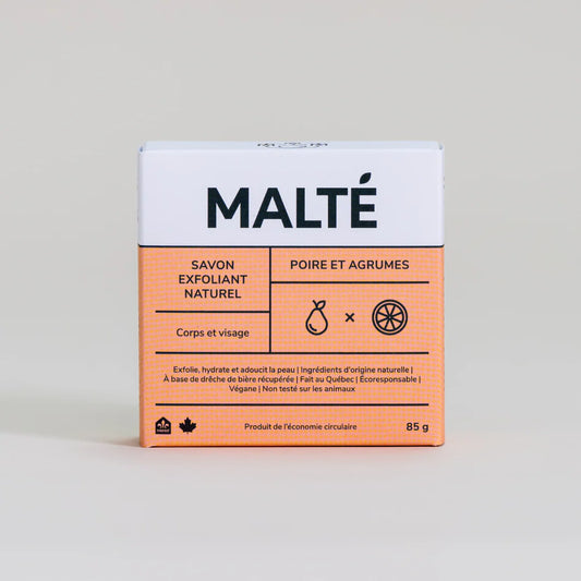 Exfoliating Soap Bar - Exfoliating & Moisturizing Scented Pear & Citrus