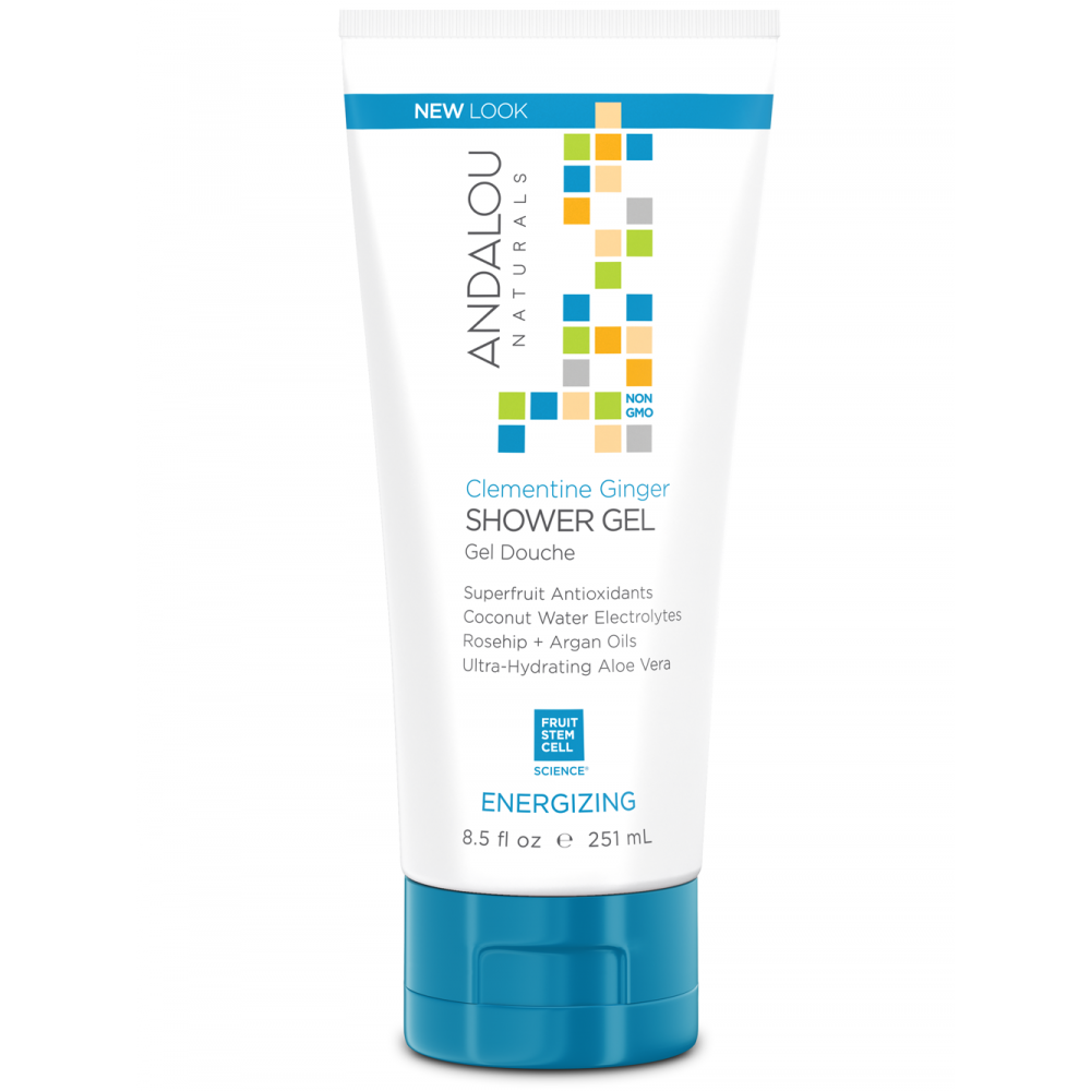 Clementine Ginger Energizing Shower Gel - Camomile Beauty - Green Natural Cruelty-free Beauty Shop