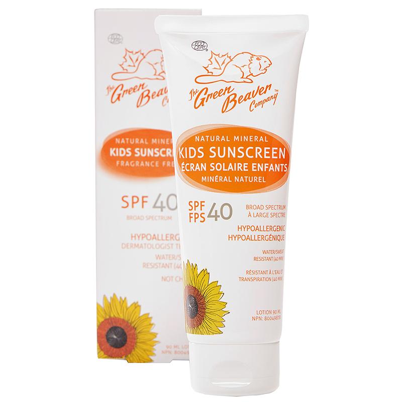 Green Beaver-Organic Kids Sunscreen SPF40