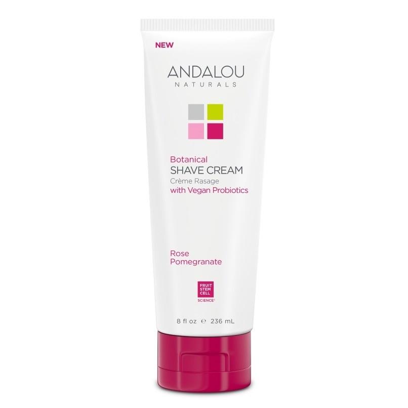 Andalou Naturals-Shave Cream - Rose Pomegranate