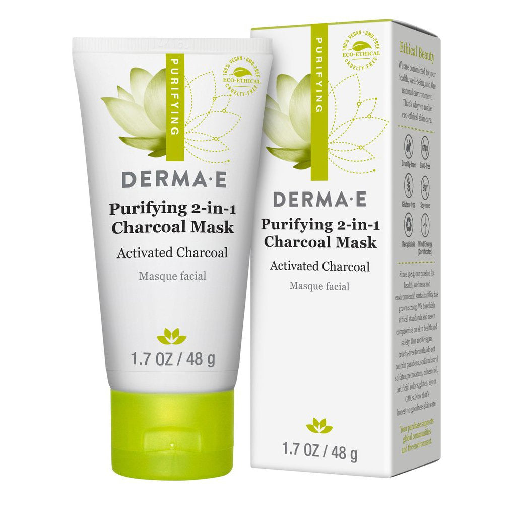 Derma E Purifying 2-in-1 Charcoal Mask