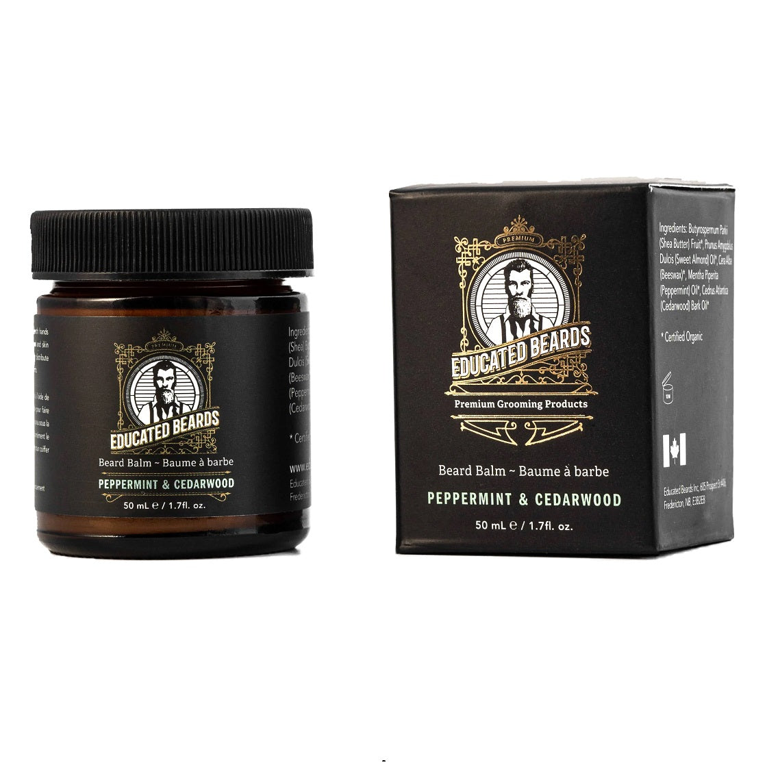 Educated Beards - Beard Balm - Peppermint Cedarwood_50ml