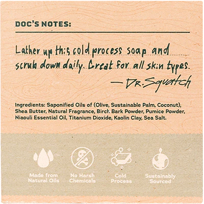 Savon hydratant pour hommes - Brise de bouleau 