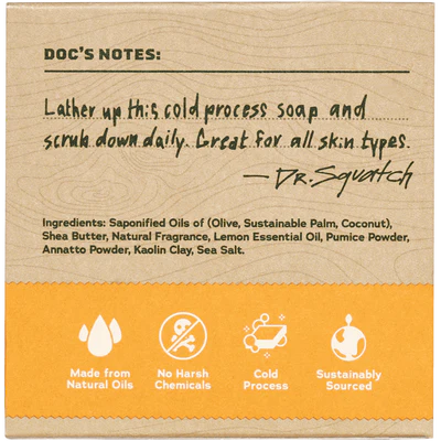 Men Moisturizing Soap - Summer Citrus - Camomile Beauty