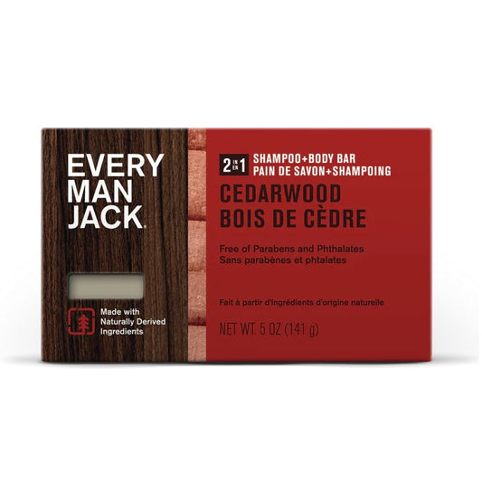 Every Man Jack - Shampoo & Body Bar - Cedarwood