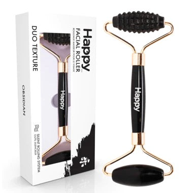 Happy Natural Products - Duo Texture Roller - Obsidian