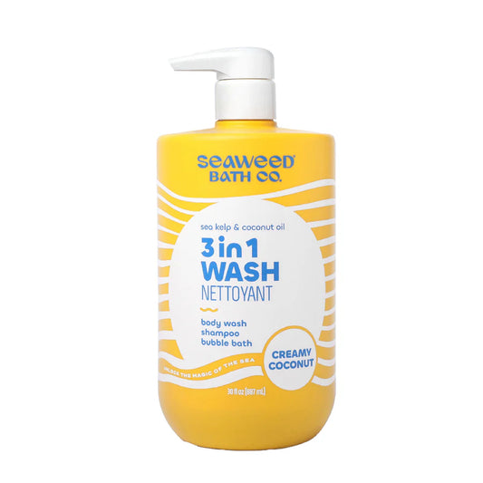 Creamy Coconut - 3 in 1 (body wash, shampoo, bubble bath) - Camomile Beauty