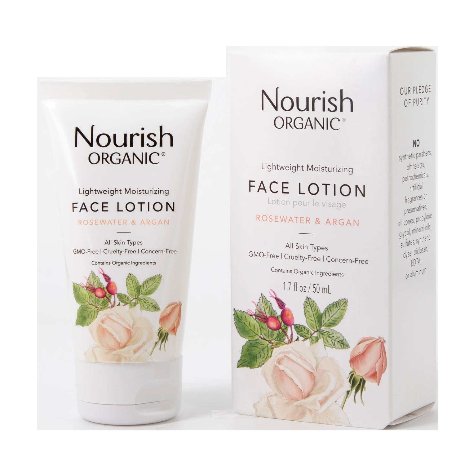 Nourish Organic-Light Moisturizing Face Lotion
