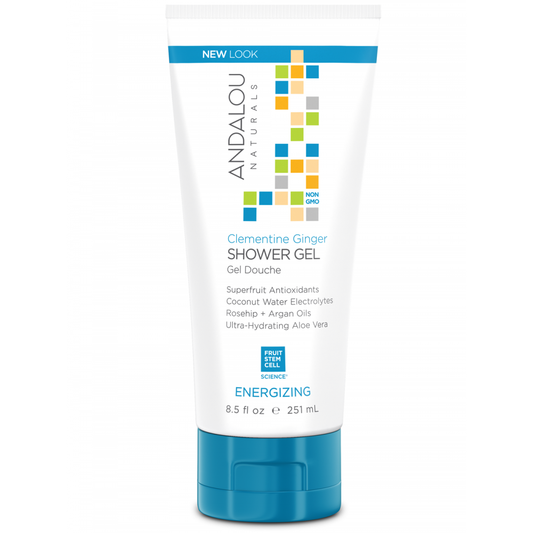 Clementine Ginger Energizing Shower Gel - Camomile Beauty - Green Natural Cruelty-free Beauty Shop