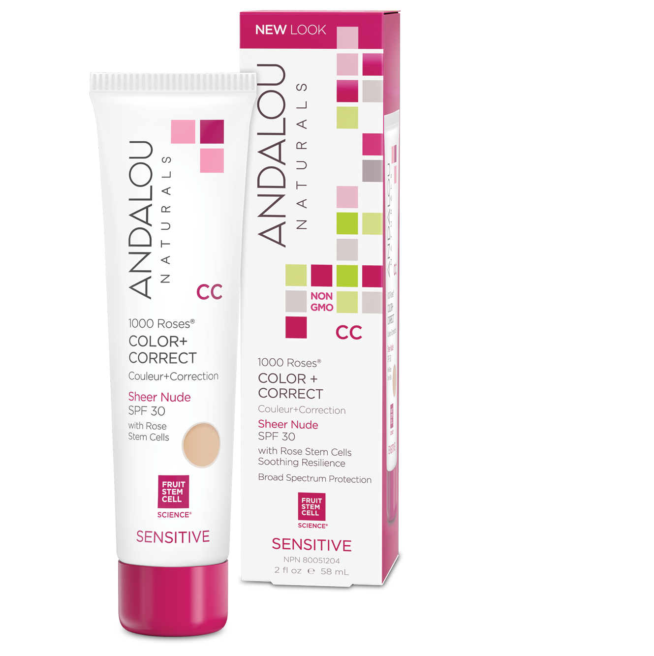 1000 Roses CC Sheer Nude SPF 30 - Camomile Beauty - Green Natural Cruelty-free Beauty Shop