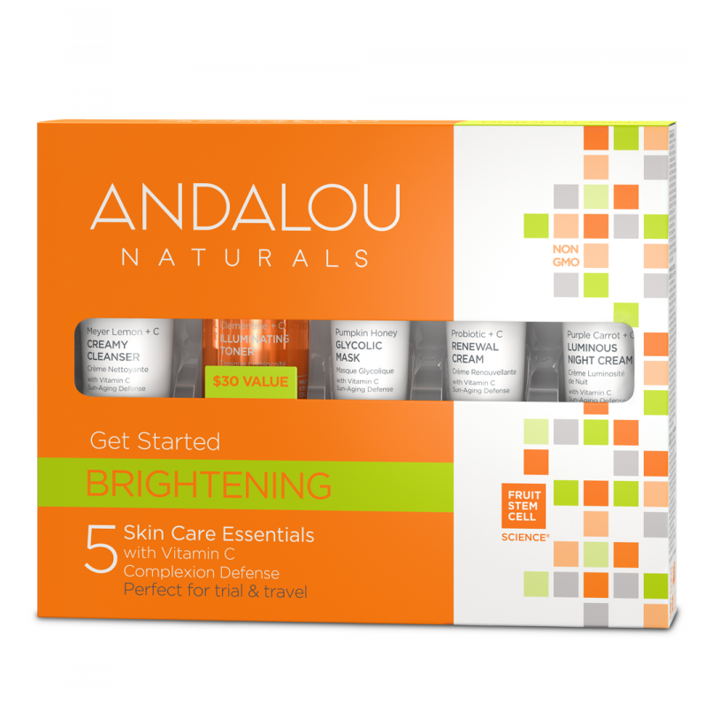 Brightening Get Started Kit - Camomile Beauty - Green Natural Cruelty-free Beauty Shop