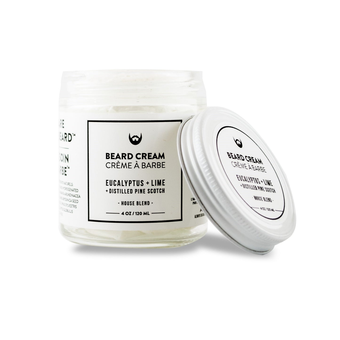 Beard Cream - Eucalyptus, Lime, Pine - Camomile Beauty - Green Natural Cruelty-free Beauty Shop