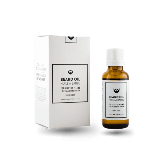 Beard Oil - Eucalyptus, Lime, Pine - Camomile Beauty - Green Natural Cruelty-free Beauty Shop