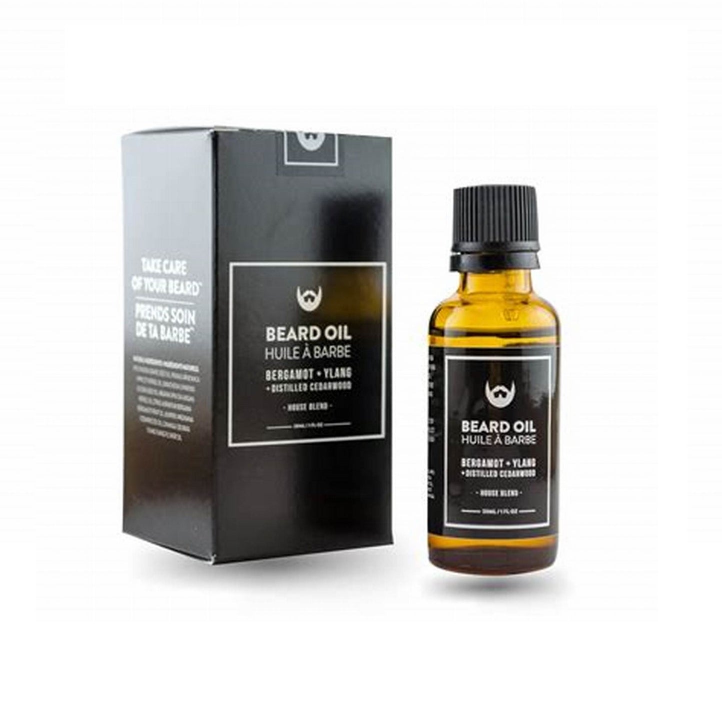 Beard Oil: Bergamot, Ylang, Cedar - Camomile Beauty - Green Natural Cruelty-free Beauty Shop