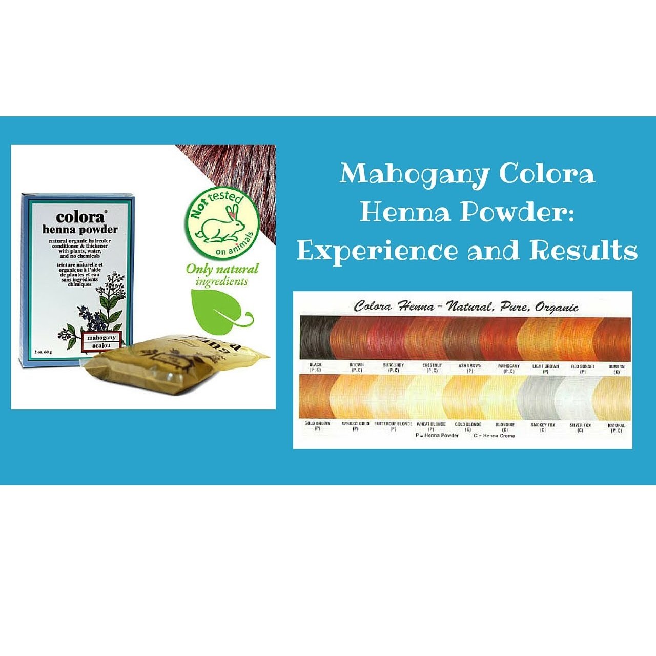 Colora Henna-Natural Organic Hair Treatment Conditioner & Thickener (60g)