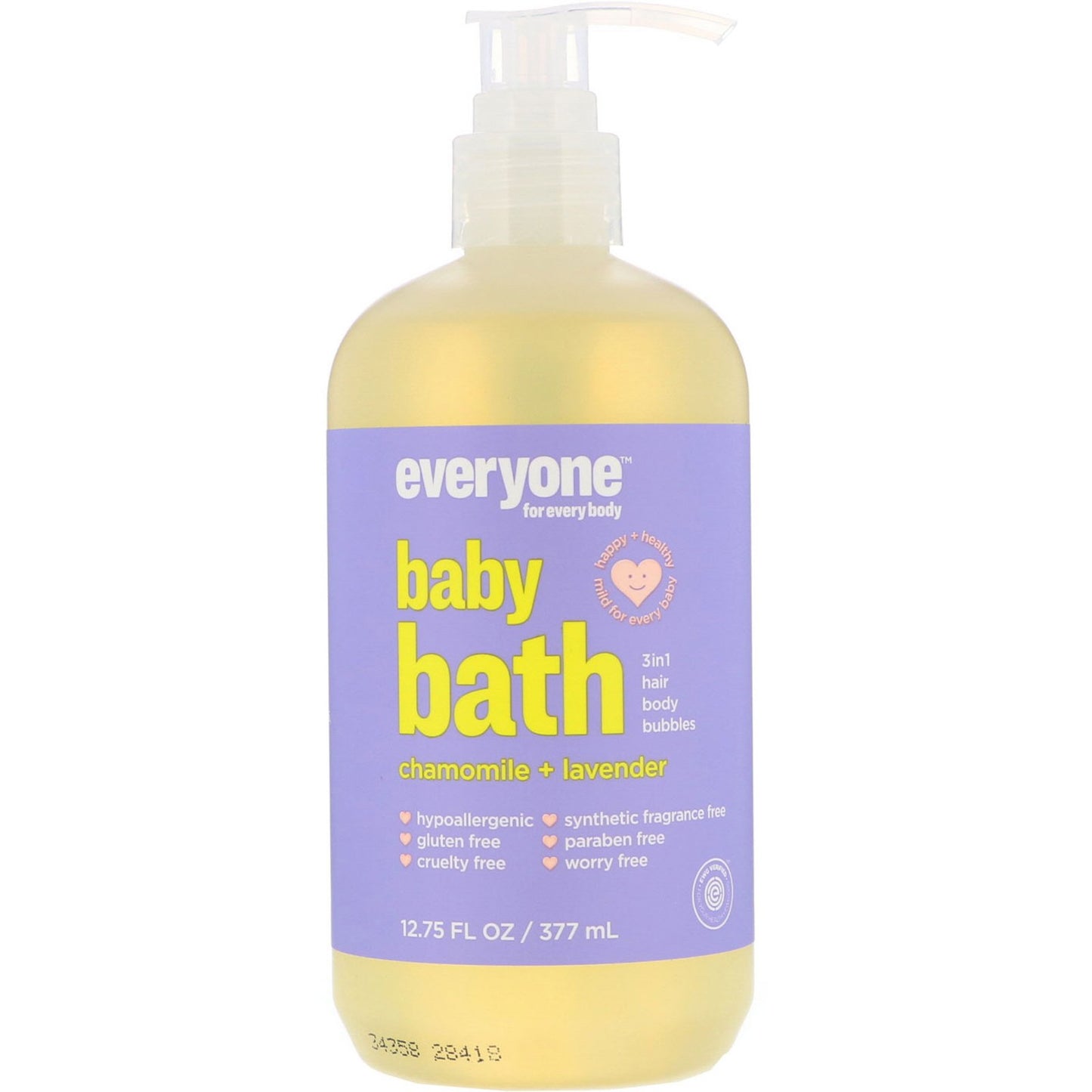 Everyone Soap - Baby 3-in-1 Shampoo, Body Wash & Bubble Bath - Chamomile & Lavender