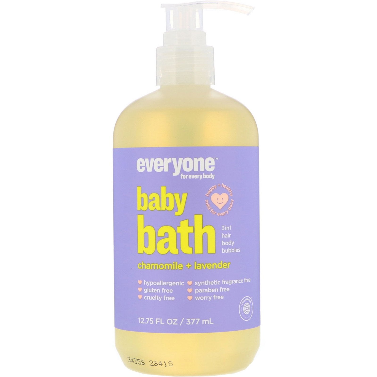 Everyone Soap - Baby 3-in-1 Shampoo, Body Wash & Bubble Bath - Chamomile & Lavender