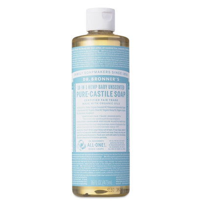 Dr. Bronner-Baby-Unscented Pure-Castile Liquid