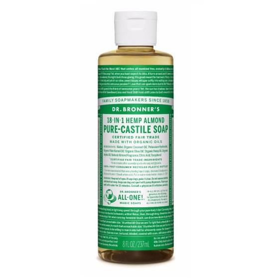 Dr. Bronner-Almond Pure-Castile Liquid Soap