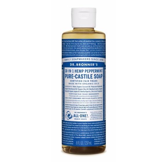 Dr. Bronner-Peppermint Pure-Castile Liquid Soap