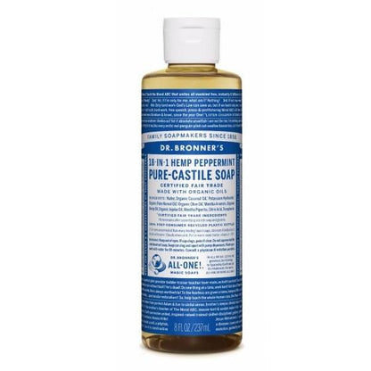 Dr. Bronner-Peppermint Pure-Castile Liquid Soap