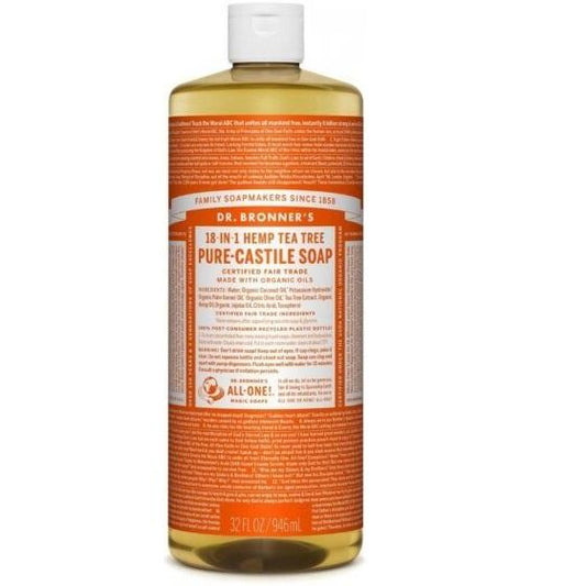 Dr. Bronner-Tea Tree Pure-Castile Liquid Soap