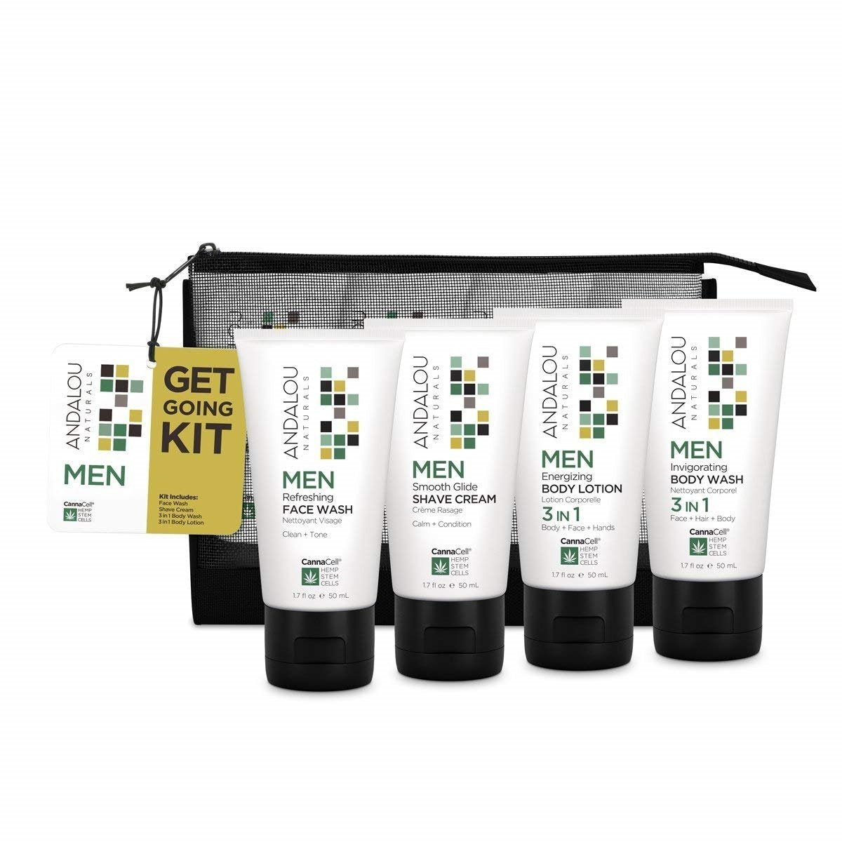 ANDALOU-Men Get Going Kit 