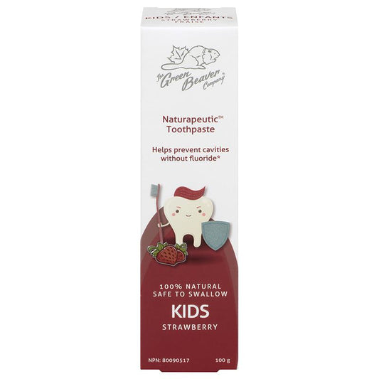 GREEN BEAVER-Green Beaver - Kids Toothpaste - Strawberry 100g