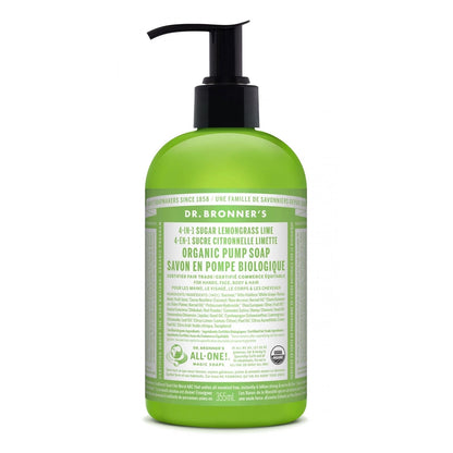 Dr. Bronner - Sugar Pump Soap - Lemongrass Lime 12oz/355ml