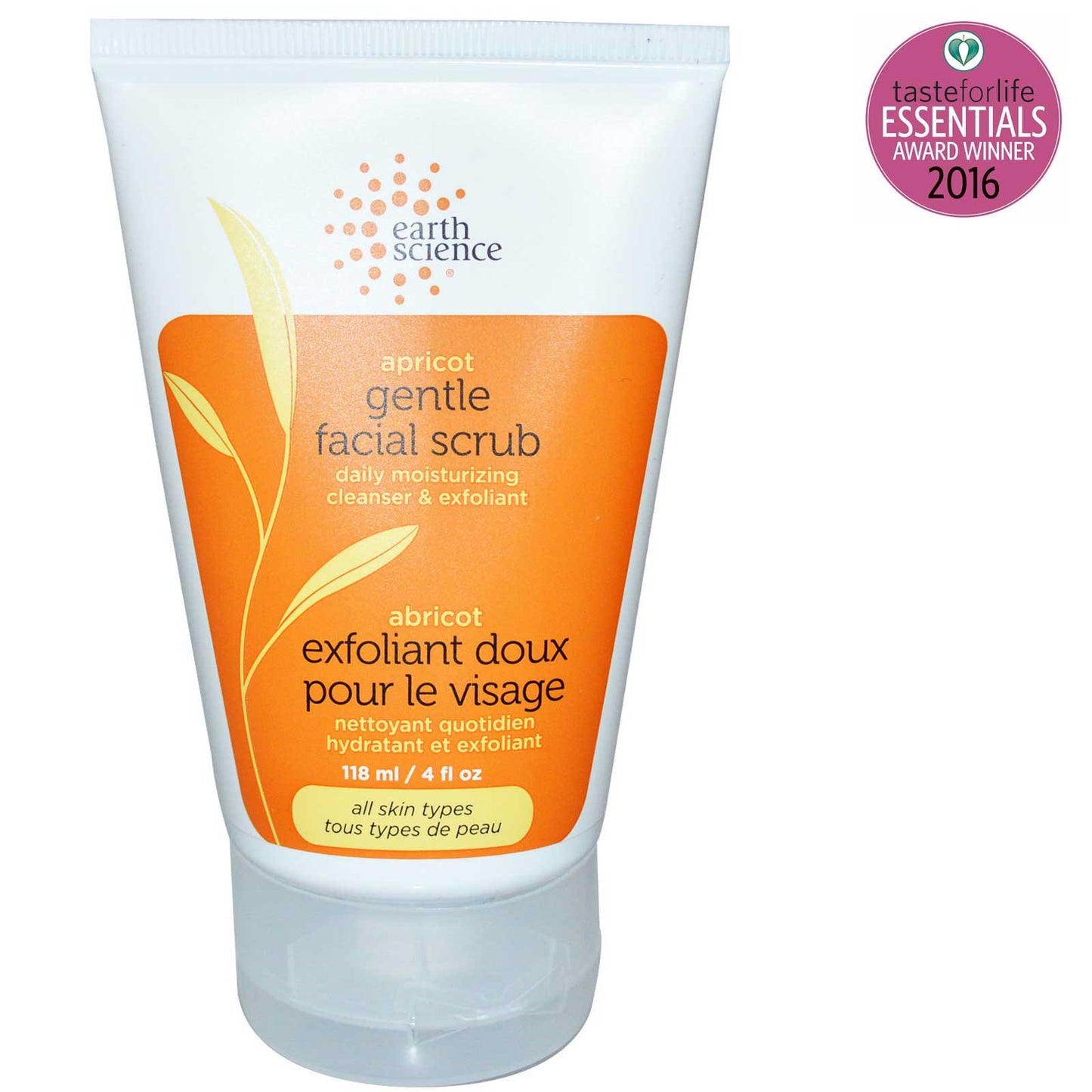 Apricot Gentle Facial Scrub - Camomile Beauty - Green Natural Cruelty-free Beauty Shop
