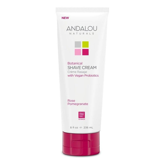 Andalou Naturals-Shave Cream - Rose Pomegranate 