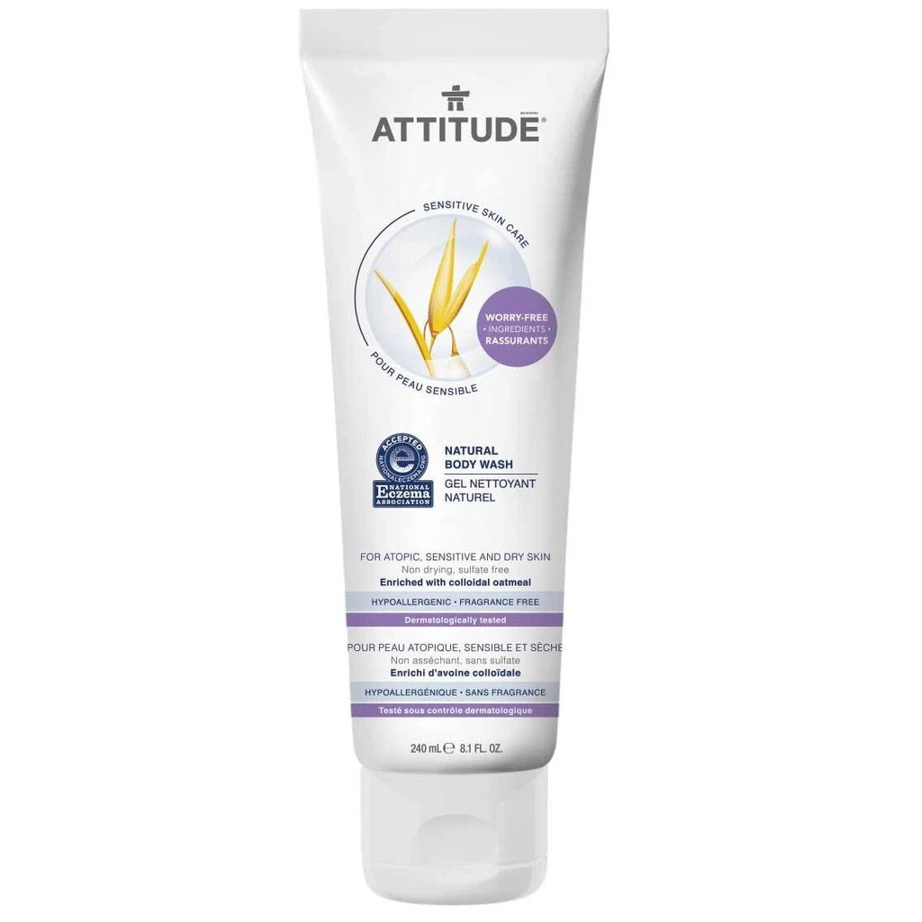 Attitude-sensitiveskin-Natural Body Wash 240ml