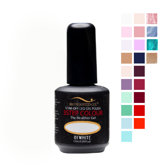 Bio Seaweed 3-step colour Gel Polish - Camomile Beauty - Green Natural Cruelty-free Beauty Shop