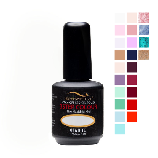 Bio Seaweed 3-step colour Gel Polish - Camomile Beauty - Green Natural Cruelty-free Beauty Shop