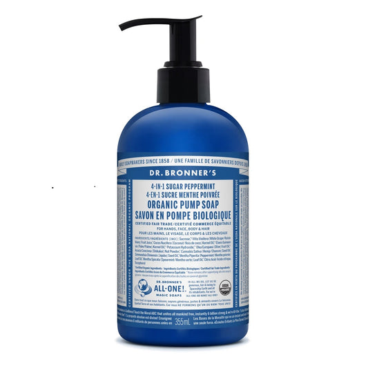 Dr.Bronner - Peppermint Sugar Pump Soap Org