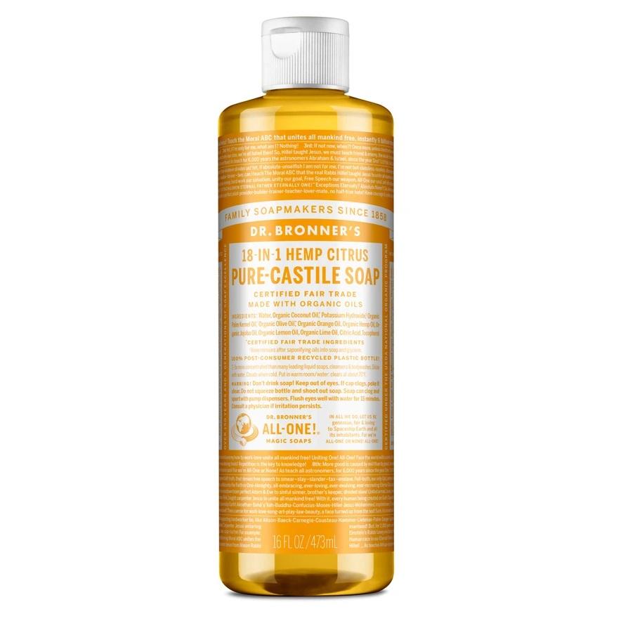 Dr. Bronner-Citrus Pure-Castile Liquid Soap