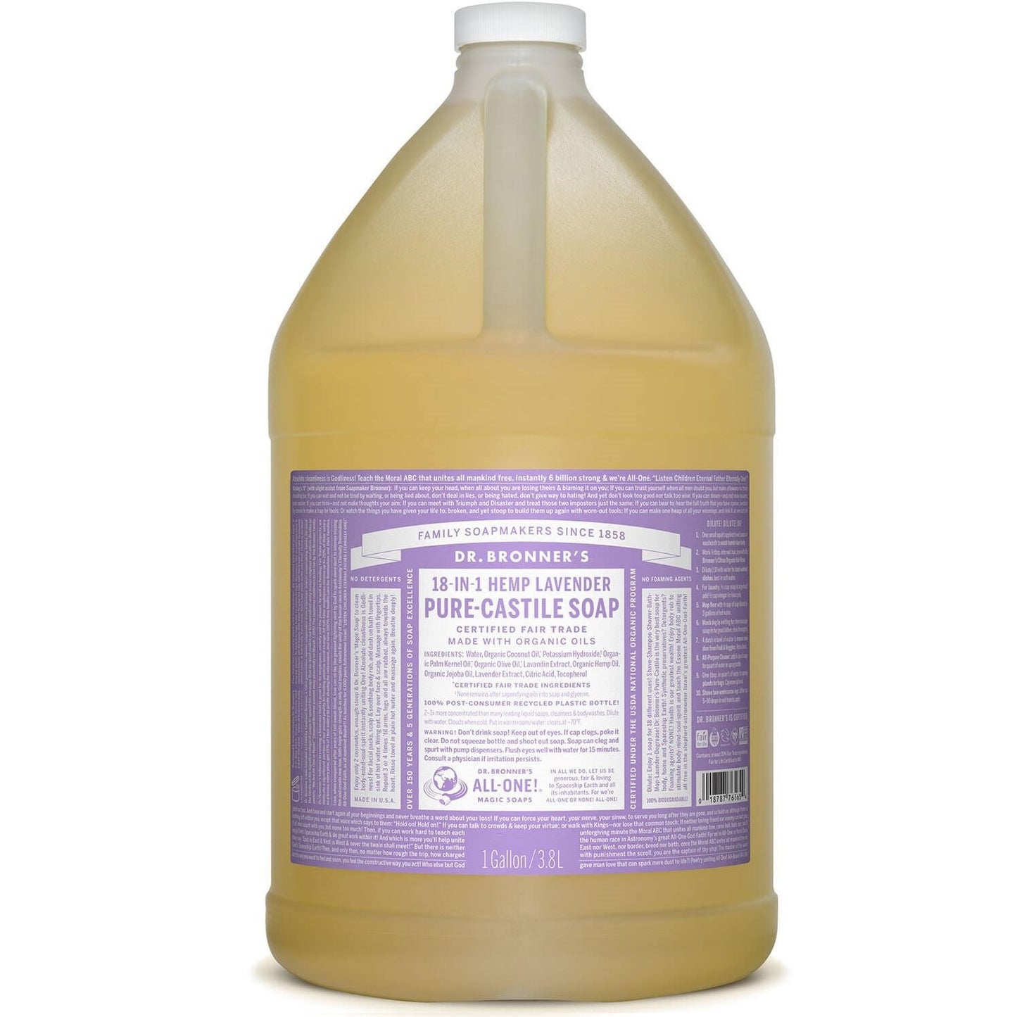Dr. Bronner-Lavender Pure-Castile Liquid Soap