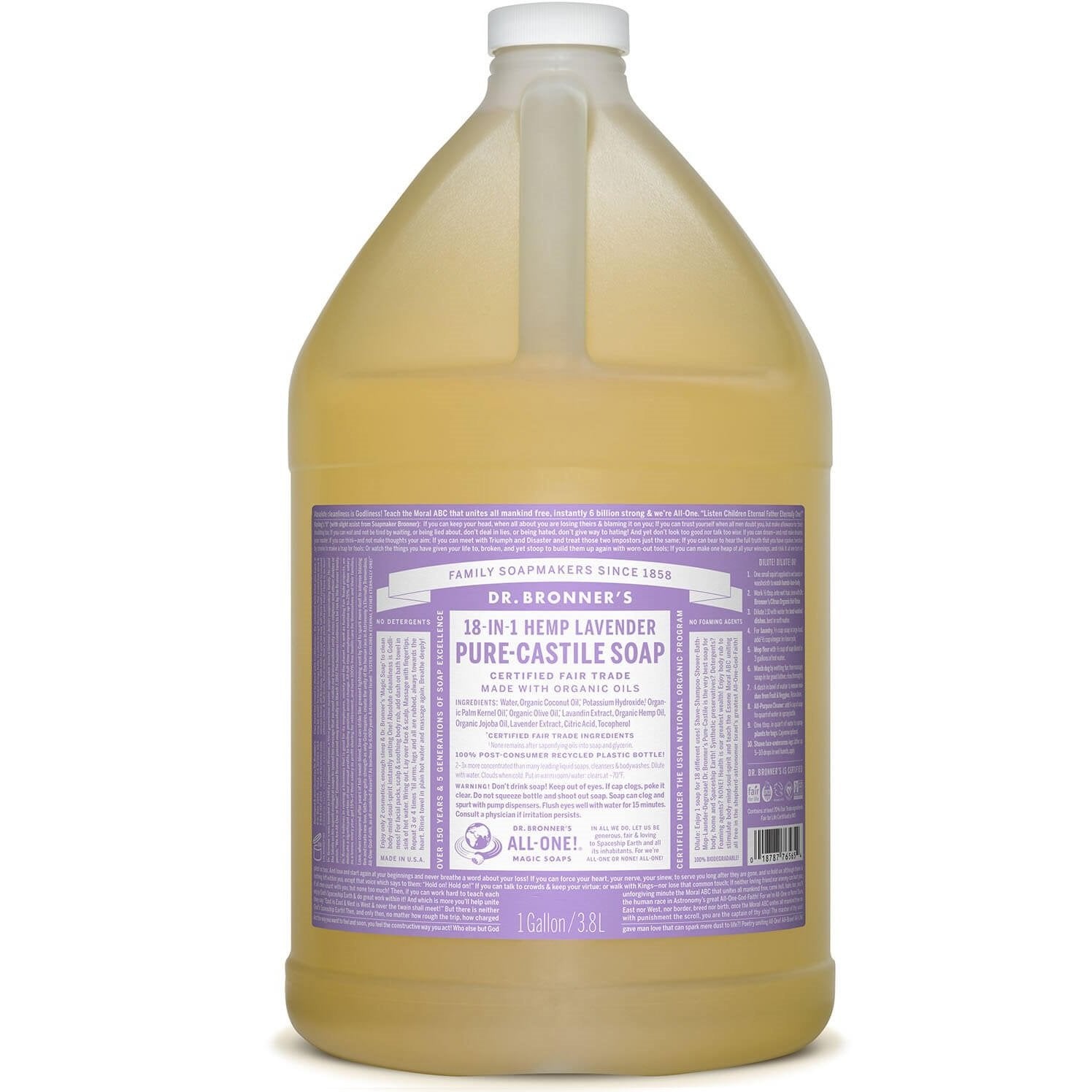 Dr. Bronner-Lavender Pure-Castile Liquid Soap