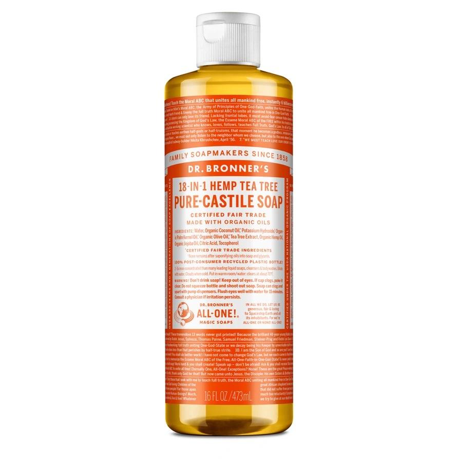 Dr. Bronner-Tea Tree Pure-Castile Liquid Soap