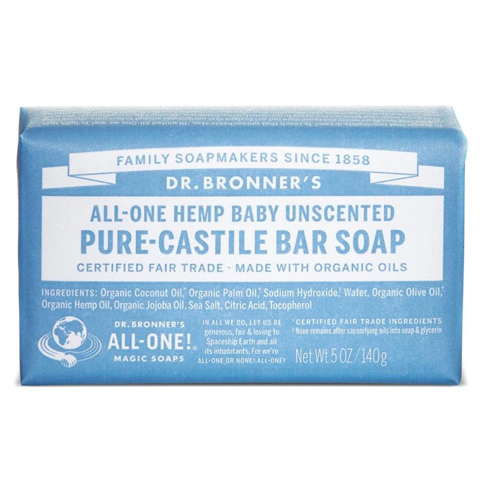 Dr. Bronner - Baby-Unscented Bar Soap