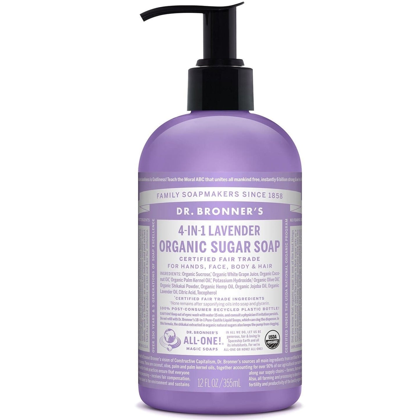 Dr. Bronner - Lavender Sugar Pump Soaps Soap