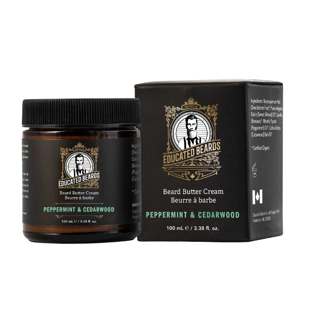 Educated Beards - Beard Butter - Peppermint Cedarwood_100ml