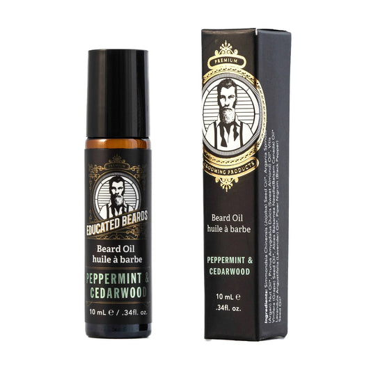 Educated Beards - Beard Oil - Peppermint Cedarwood_10ml
