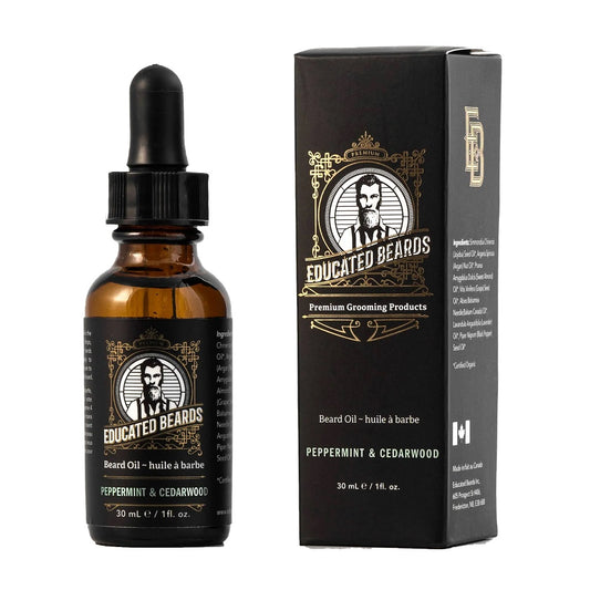 Educated Beards - Beard Oil - Peppermint Cedarwood_30ml