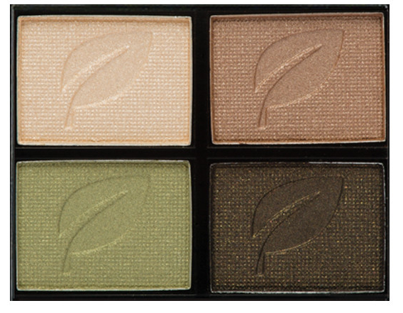 Eyeshadow Quads - Camomile Beauty - Green Natural Cruelty-free Beauty Shop