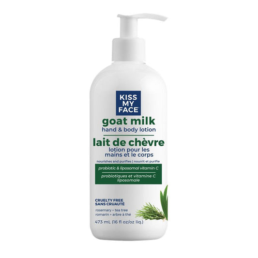 Kiss My Face - Goat Milk Body Lotion - Rosemary & Tea Tree