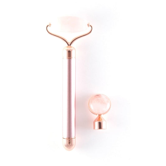 La Vigne - 24K Rose Gold 2in1 Electric Facial Massager